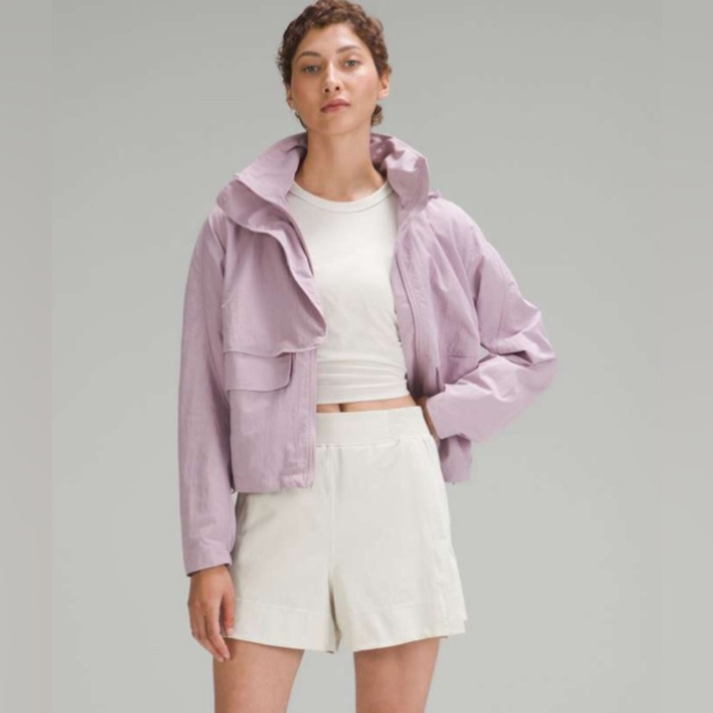 Lululemon Women’s Always Effortless Jacket Zip Up AEJ Dusty Rose Size 12